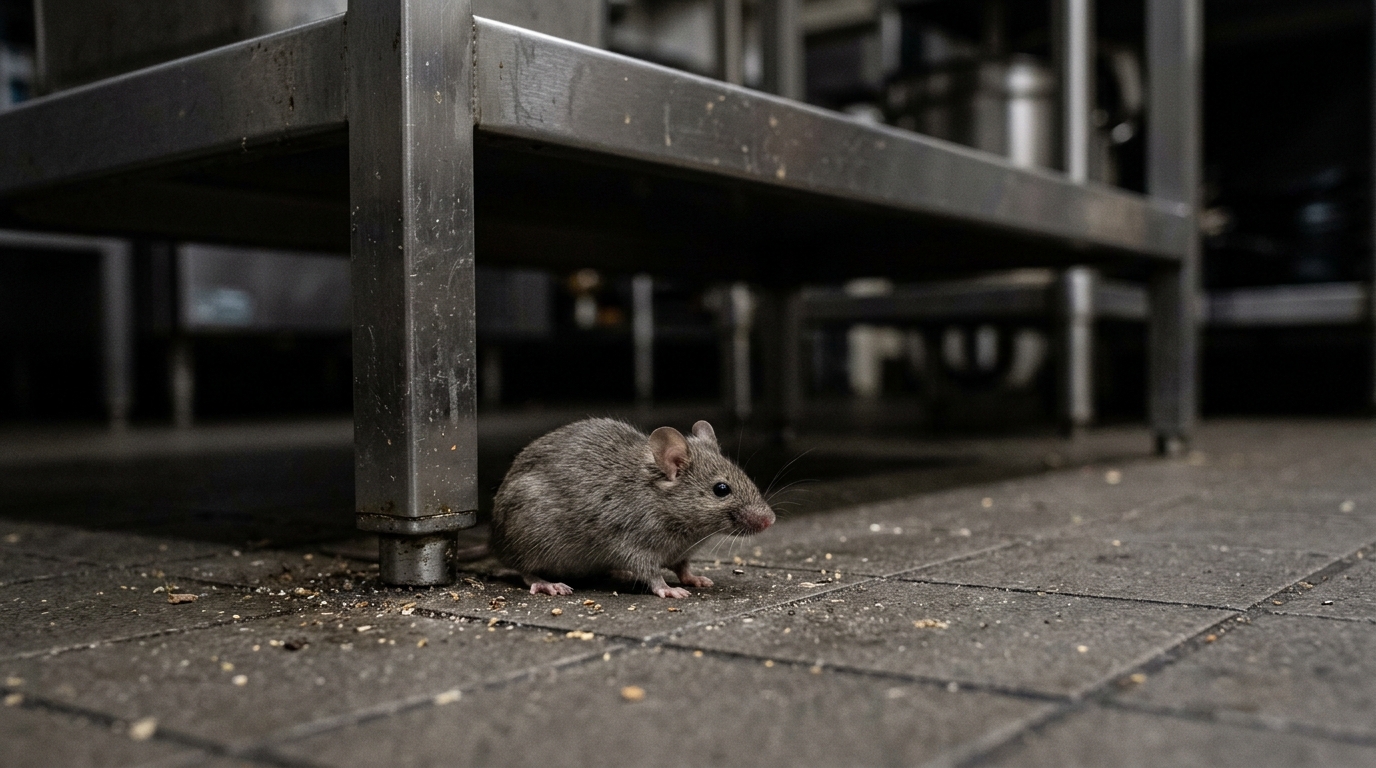 Souris grise repérée dans une cuisine à Saint-Priest (69800)